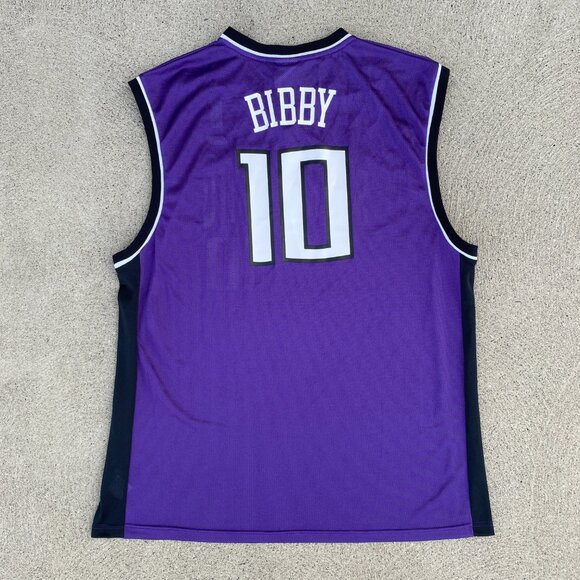 Vintage Reebok Mike Bibby #10 Sacramento Kings NBA basketball jersey NEW W TAGS - Picture 5 of 5